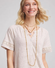 Chico's Discount - Convertible Agate Pendant Necklace