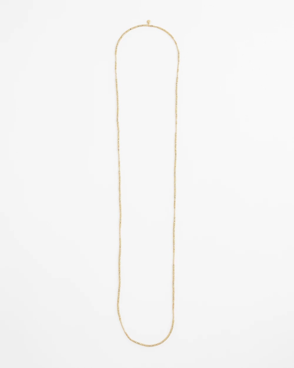 Chico's On Sale - Long Goldtone Seed Bead Necklace