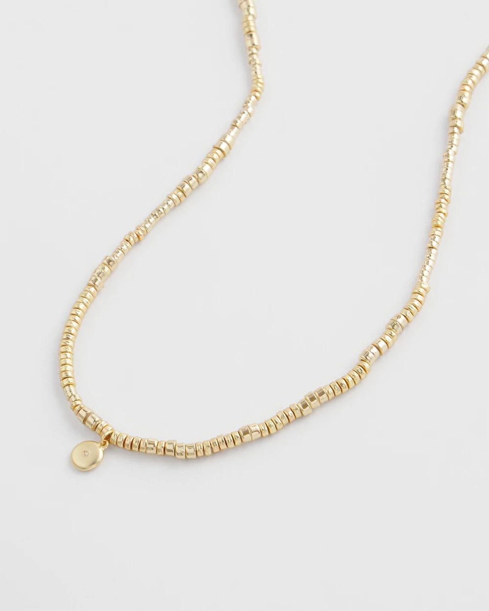 Chico's On Sale - Long Goldtone Seed Bead Necklace