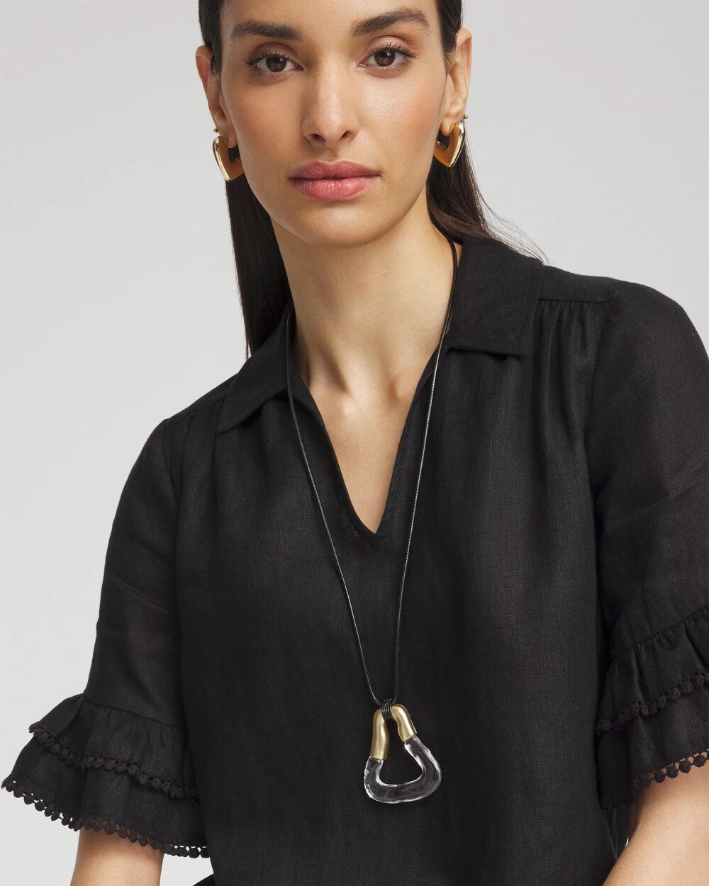 Chico's For Sale - Adjustable Lucite Pendant Necklace