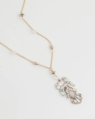 Chico's Outlet - Adjustable Opalescent Pendant Necklace