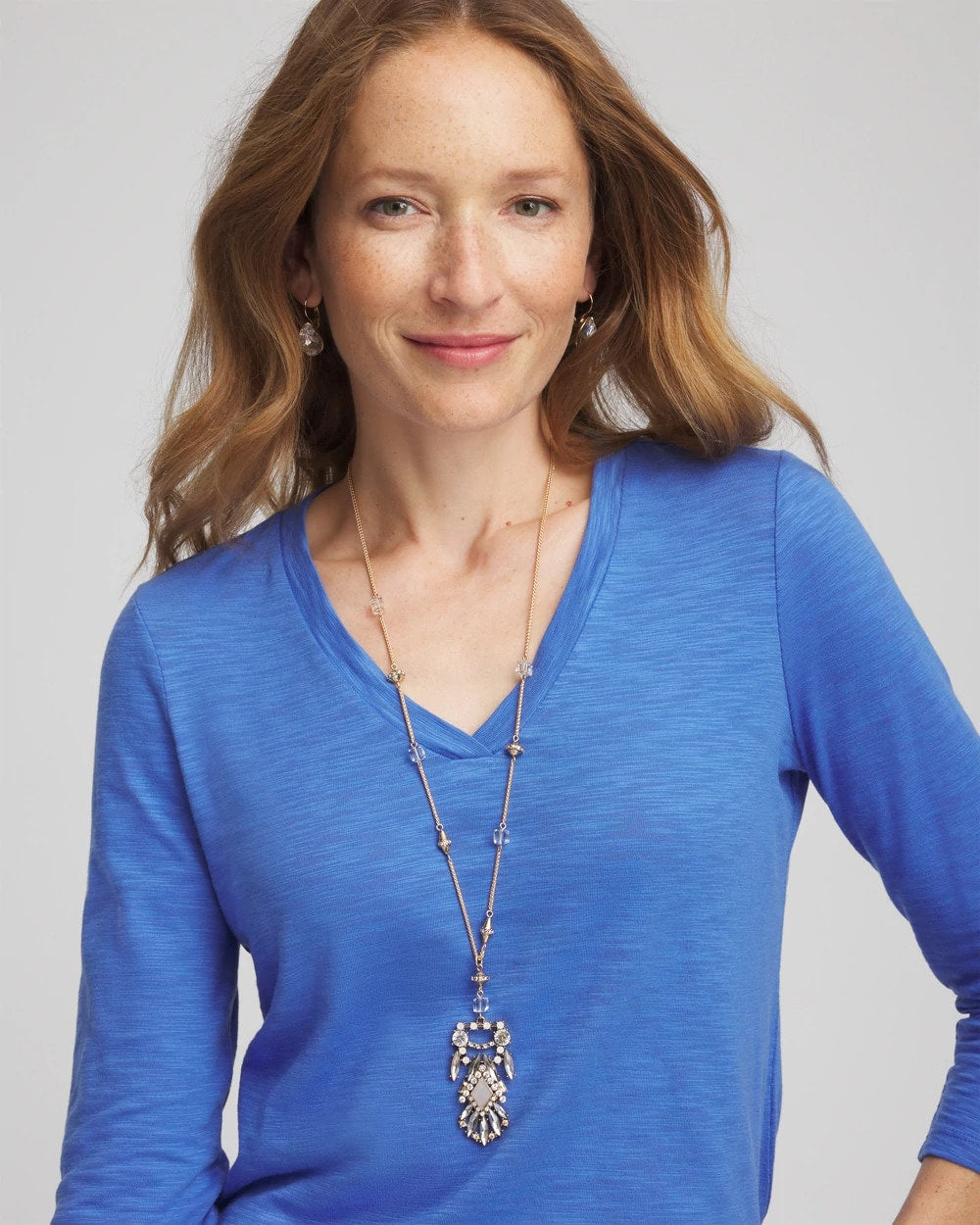 Chico's Outlet - Adjustable Opalescent Pendant Necklace