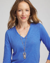 Chico's Outlet - Adjustable Opalescent Pendant Necklace