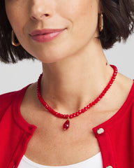 Chico's Online - Convertible Red Necklace