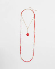 Chico's Discount - Convertible Beaded Pendant Necklace