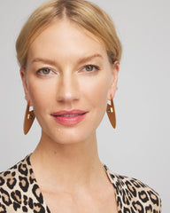 Chico's On Sale - Gold Triangle Linear Earrings