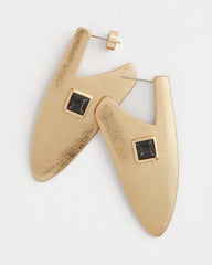 Chico's On Sale - Gold Triangle Linear Earrings
