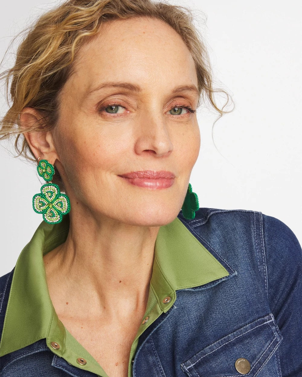 Chico's Online - Clover Drop On Post Earrings