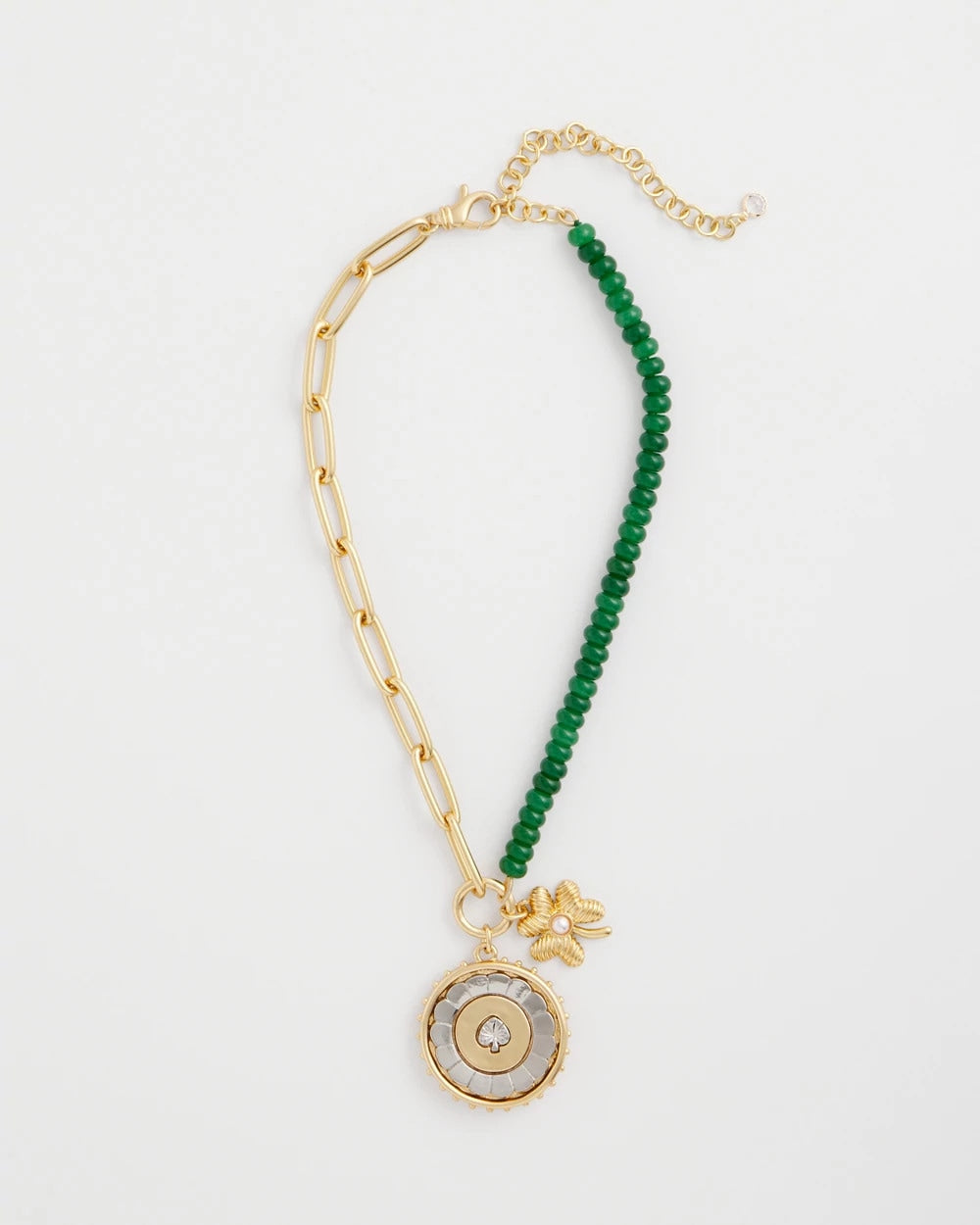 Chico's US - Short Clover Pendant Necklace