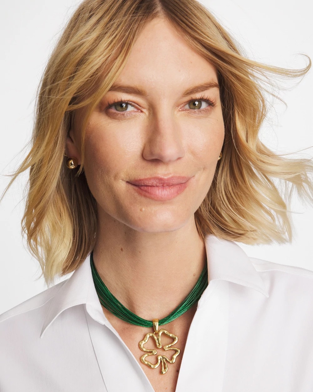 Chico's / Clover Pendant Necklace