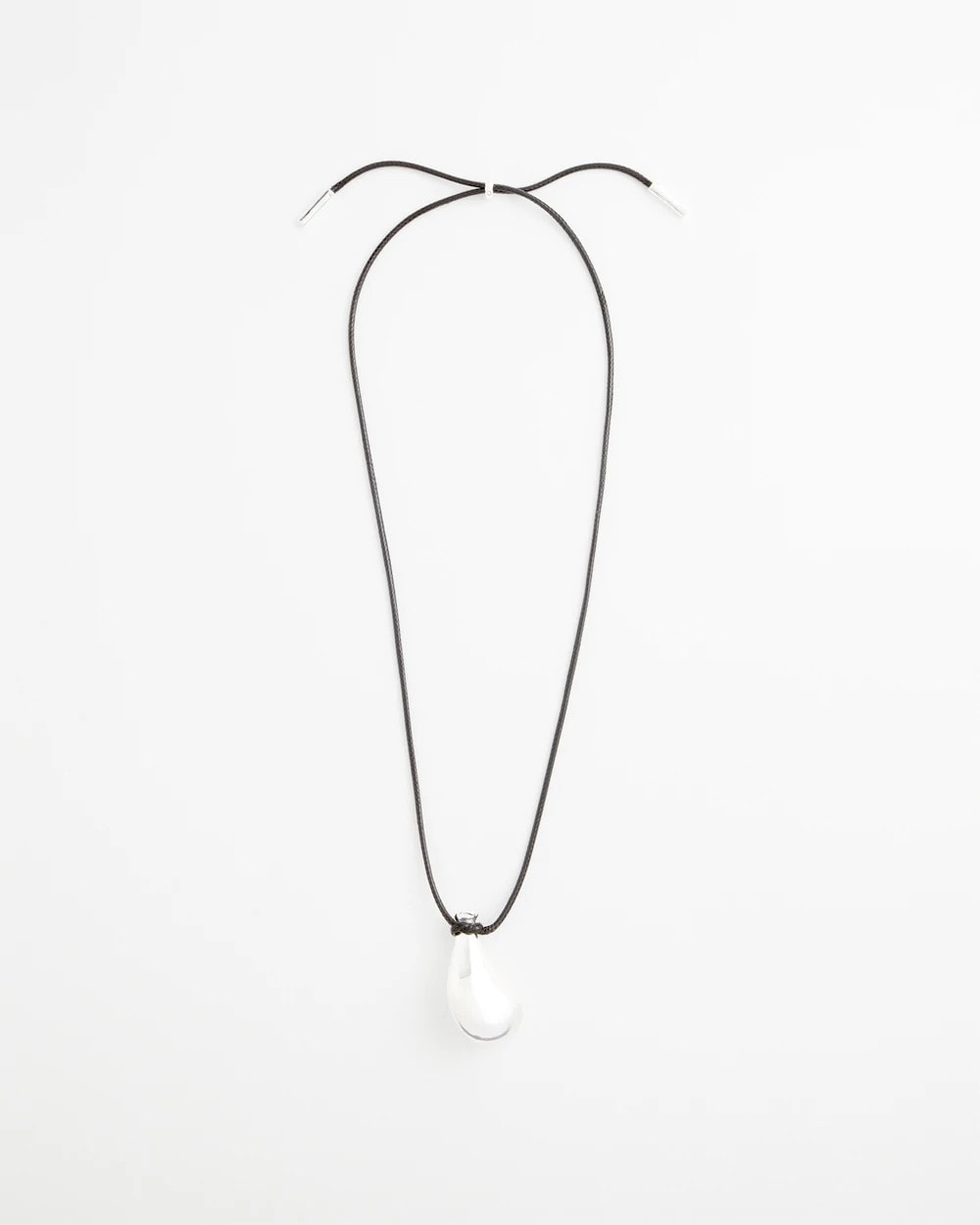 Chico's Sale - Silvertone Adjustable Pendant Necklace