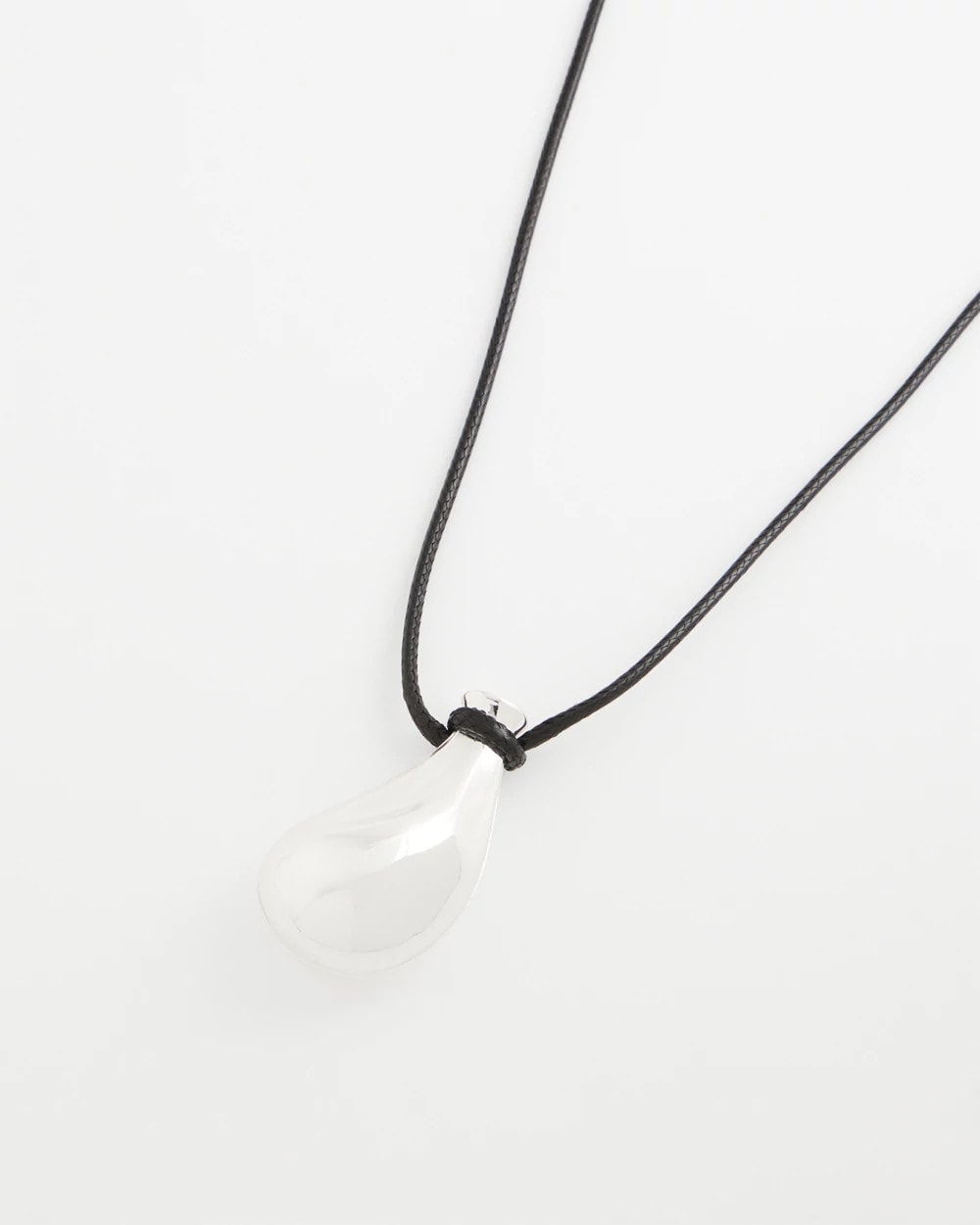Chico's Sale - Silvertone Adjustable Pendant Necklace
