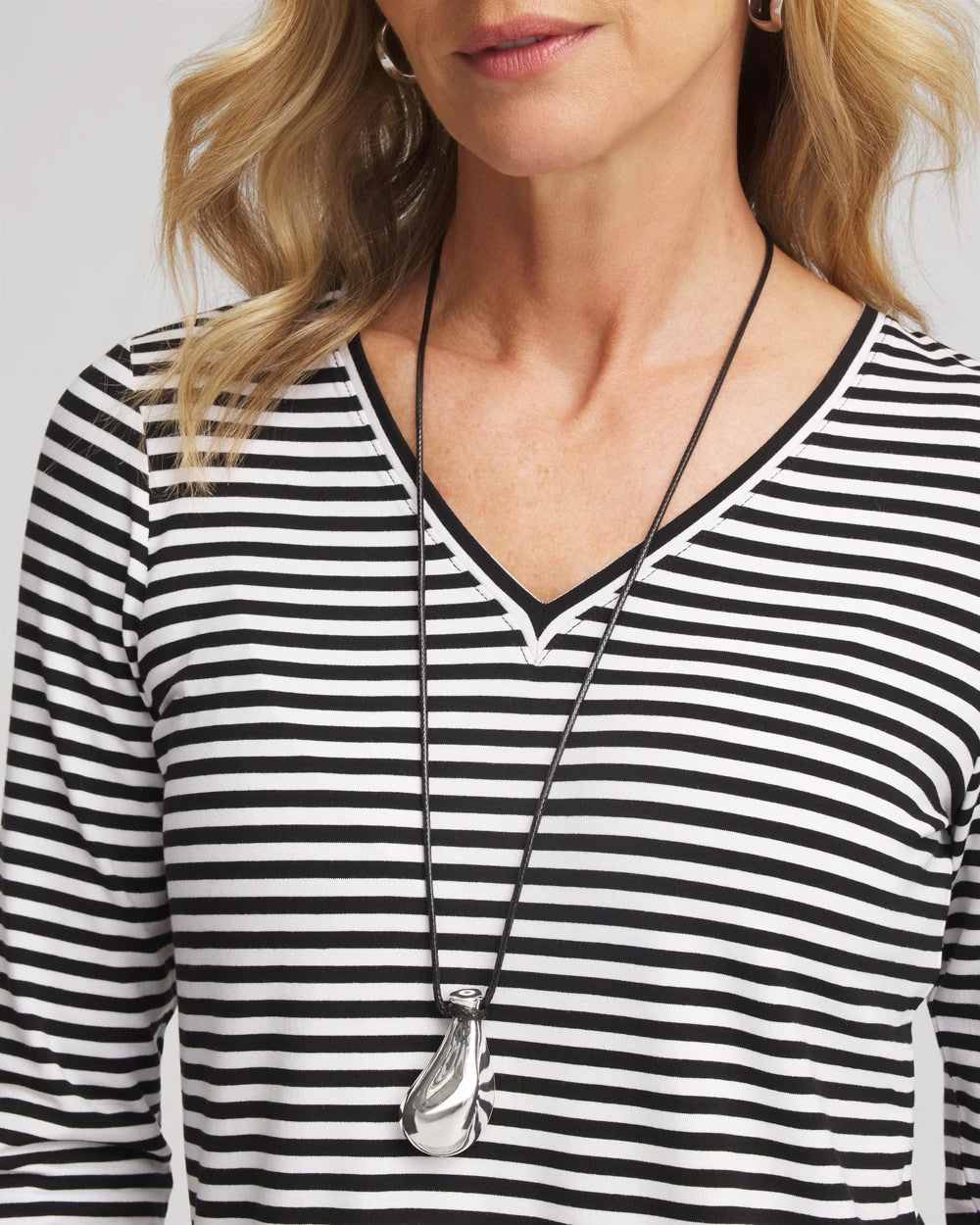 Chico's Sale - Silvertone Adjustable Pendant Necklace