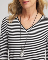Chico's Sale - Silvertone Adjustable Pendant Necklace