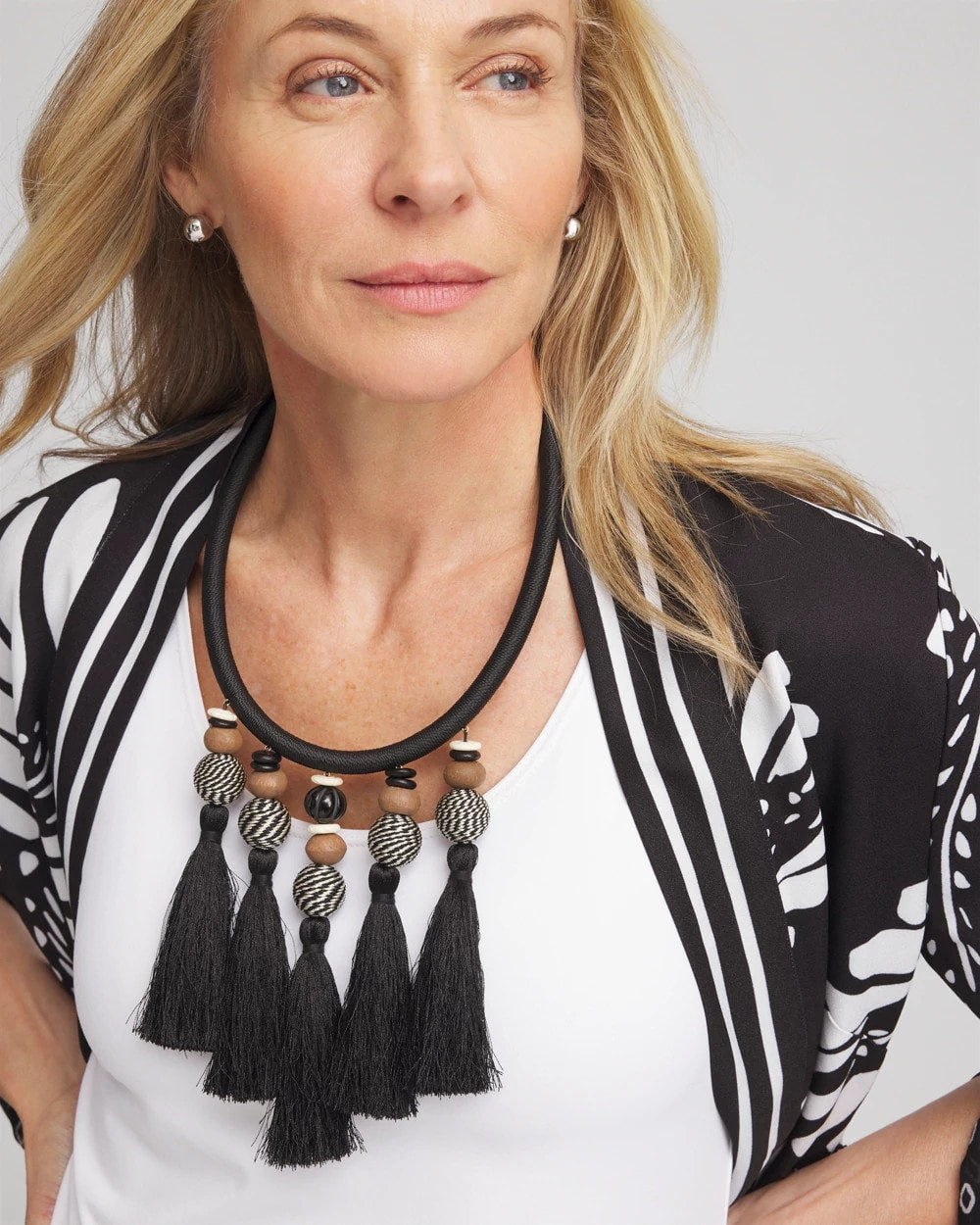 Chico's For Sale - Chico's Originals Tassel Statement Necklace