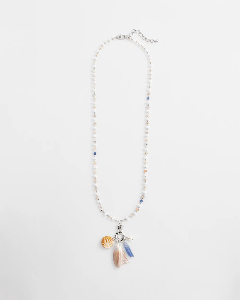 Chico's US - Seashell Beaded Pendant Necklace