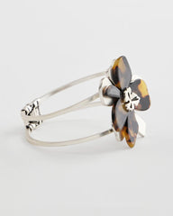 Chico's Sale - Tortoise Floral Hinge Bracelet