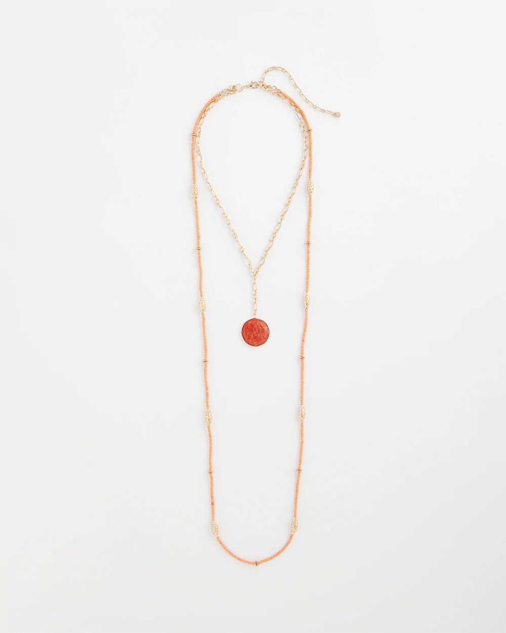 Chico's US - Convertible Beaded Pendant Necklace