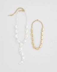Chico's On Sale - Convertible Mixed-Metals Y-Necklace