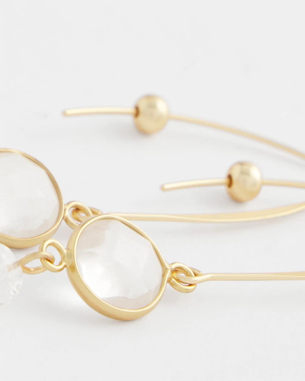 Chico's For Sale - No Droop® Quartz Crystal Threader Earrings