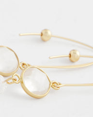 Chico's For Sale - No Droop® Quartz Crystal Threader Earrings