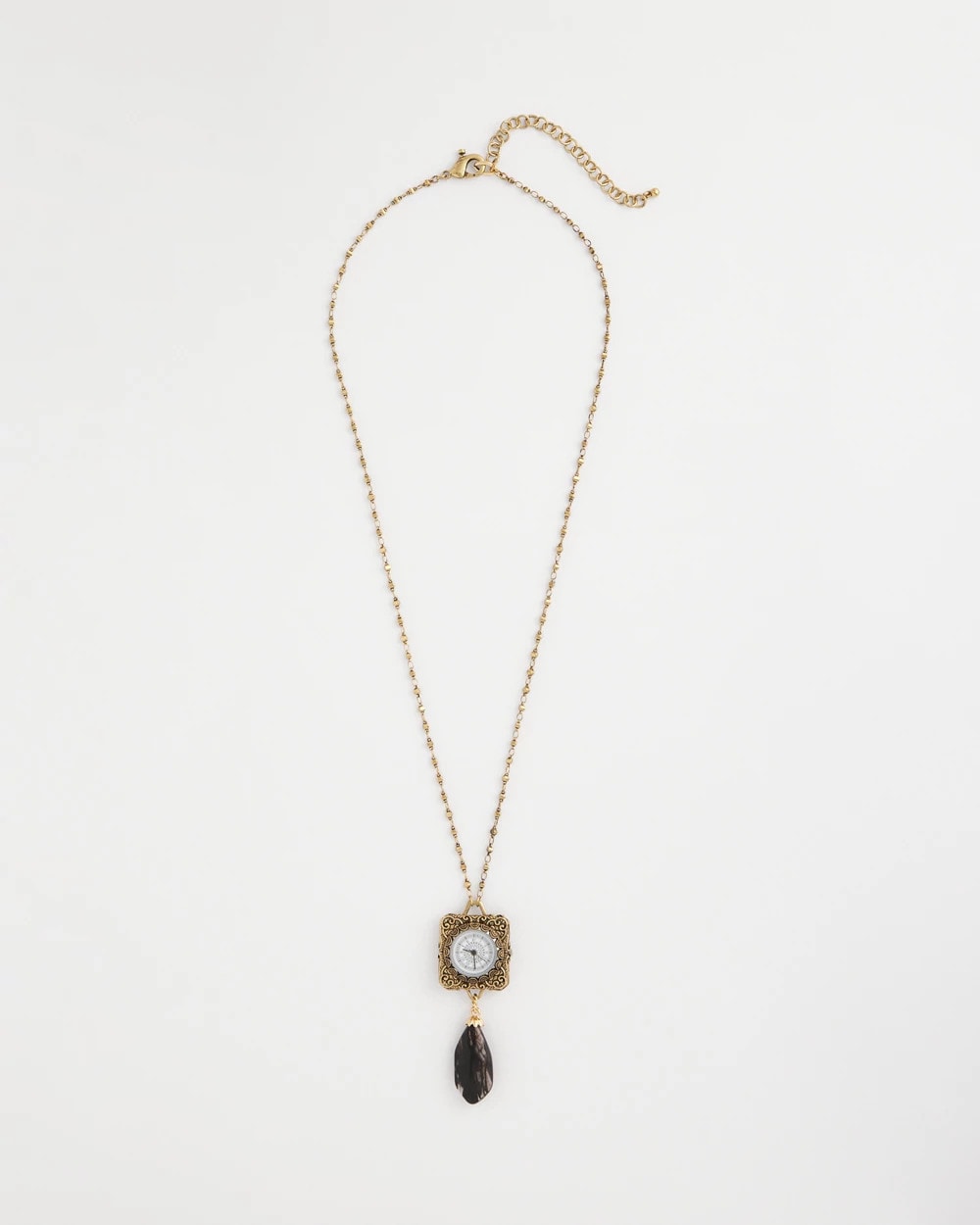Chico's / Clock Pendant Necklace