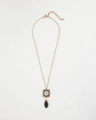 Chico's / Clock Pendant Necklace