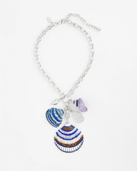 Chico's Discount - Silver-Tone Seashell Pendant Necklace