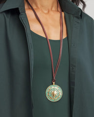 Chico's Discount - Sundial Medallion Pendant