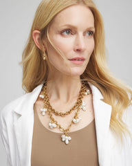 Chico's Online - Modern Pearl Clusters Choker Necklace