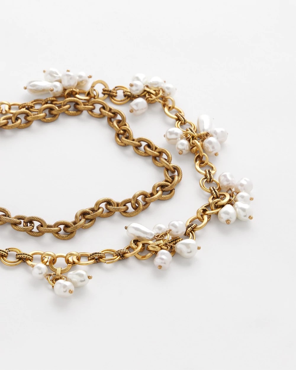 Chico's Online - Modern Pearl Clusters Choker Necklace