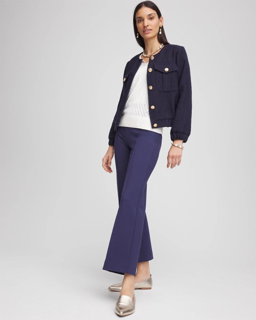 Chico's Discount - Lightweight Juliet Kick Flare Pants