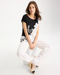 Chico's For Sale - Linen Floral Seamed Tunic
