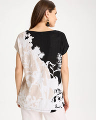 Chico's For Sale - Linen Floral Seamed Tunic