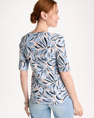 Chico's Sale - Printed Pima Elbow-Sleeve Tee