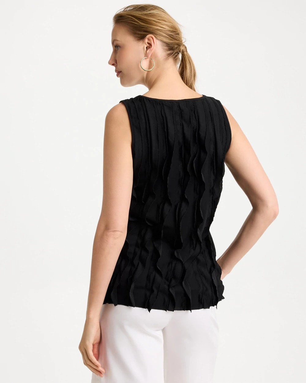 Chico's / 3-D Ruffled Tank