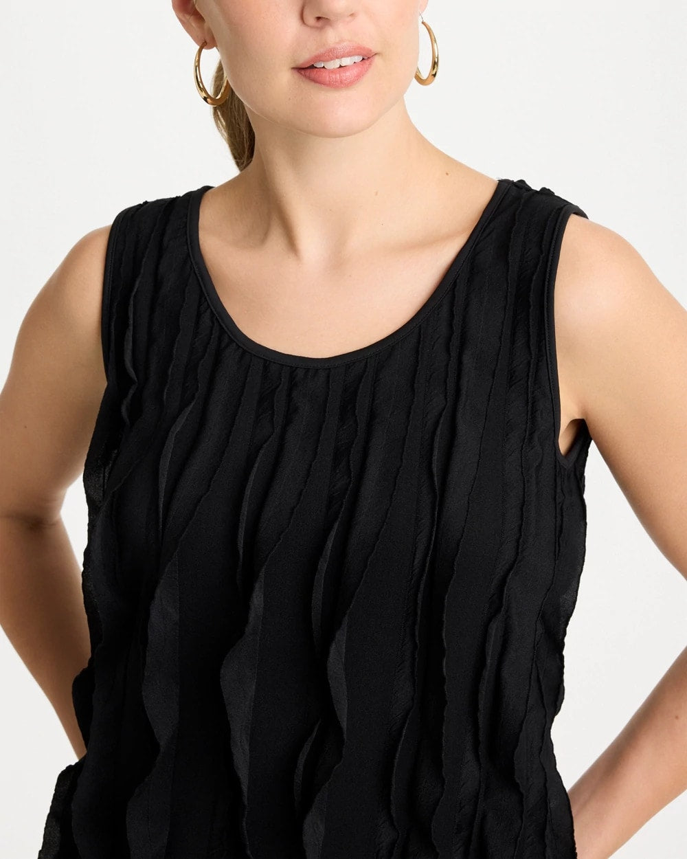 Chico's / 3-D Ruffled Tank