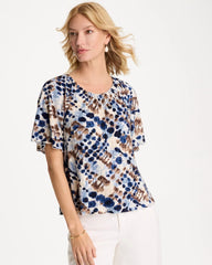 Chico's For Sale - Printed Bodre Tee
