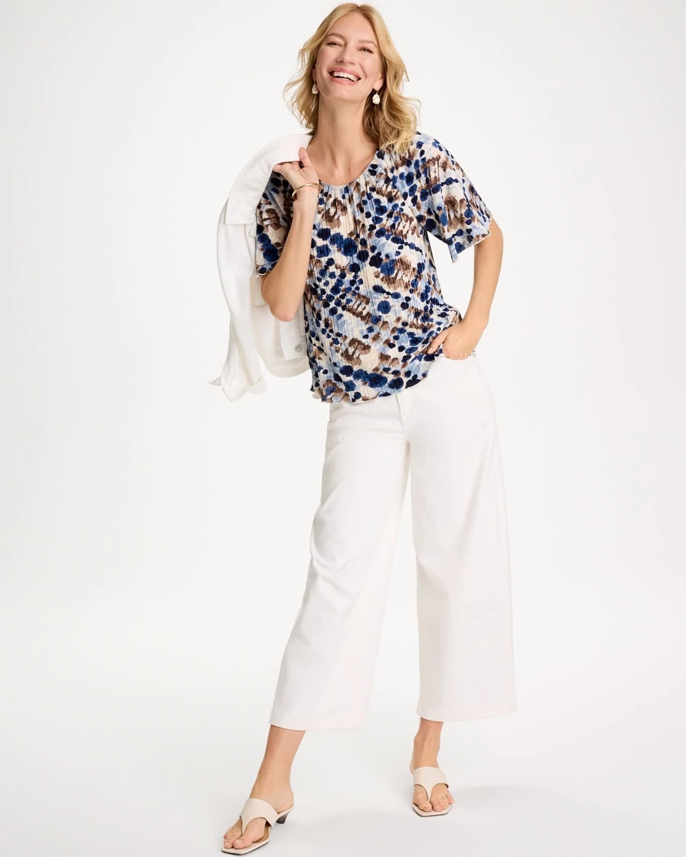 Chico's For Sale - Printed Bodre Tee