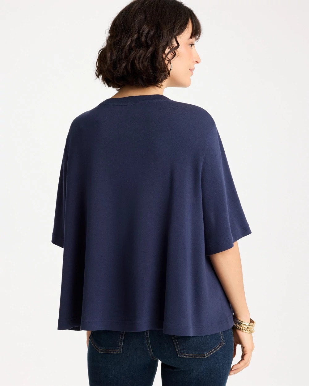 Chico's On Sale - Caviar Beaded Cotton Tee