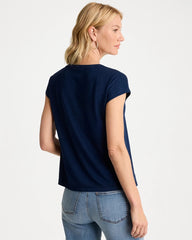 Chico's On Sale - Refined Denim Button Tee