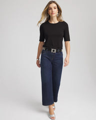 Chico's Outlet - Elbow Sleeve Tee