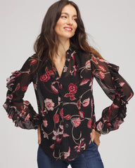 Chico's Online - Georgette Celtic Blooms Blouse