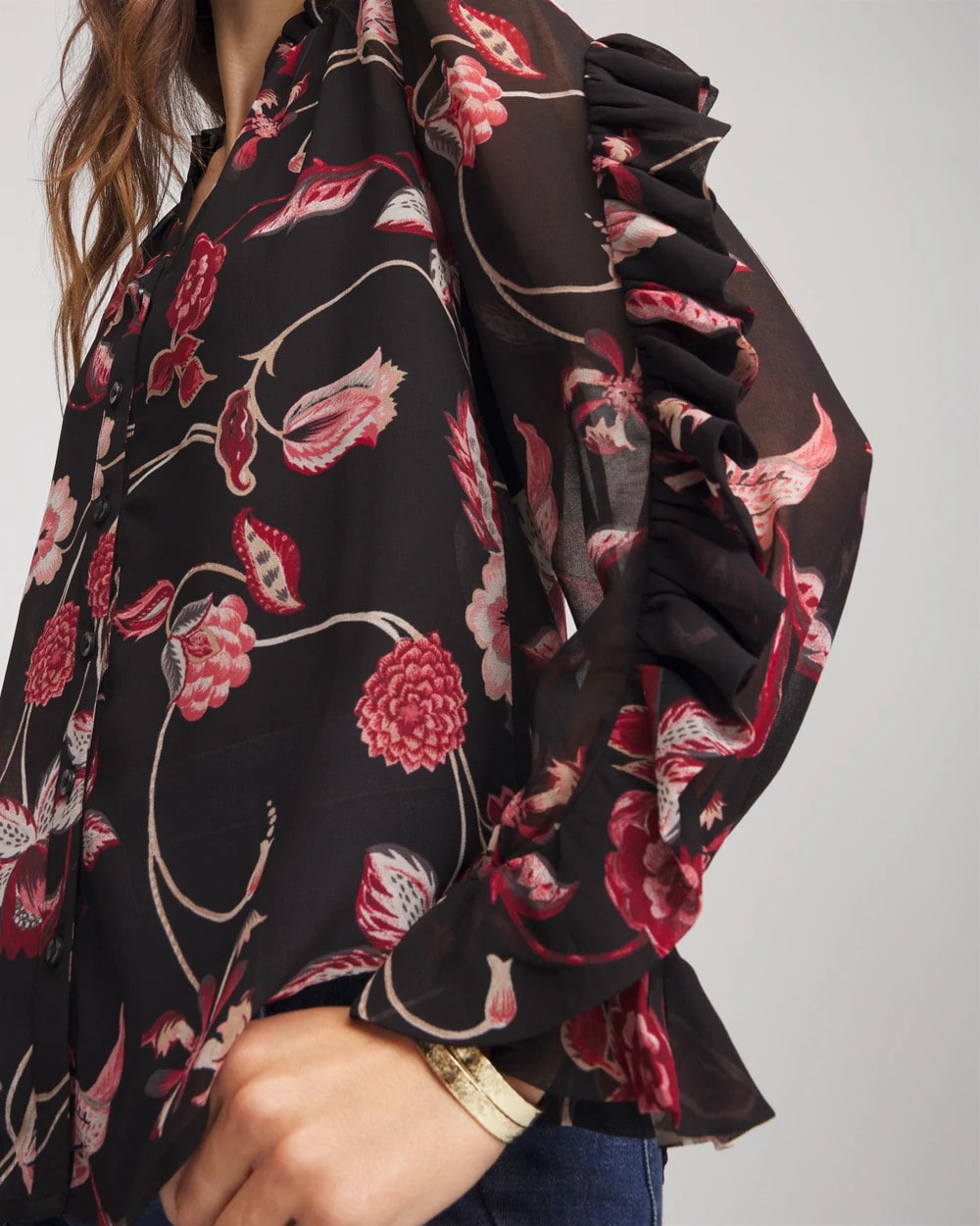 Chico's Online - Georgette Celtic Blooms Blouse