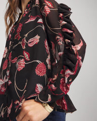 Chico's Online - Georgette Celtic Blooms Blouse
