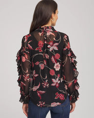 Chico's Online - Georgette Celtic Blooms Blouse