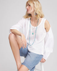 Chico's US - Sleeveless Linen Tank Top