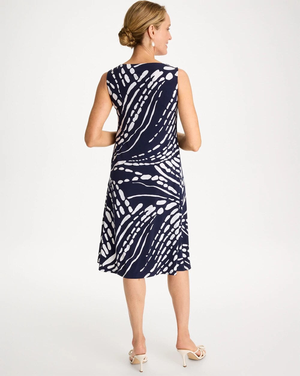 Chico's Sale - Jersey Knit Printed Shift Dress