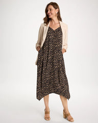 Chico's For Sale - Rayon-Silk Asymmetrical Hem Dress