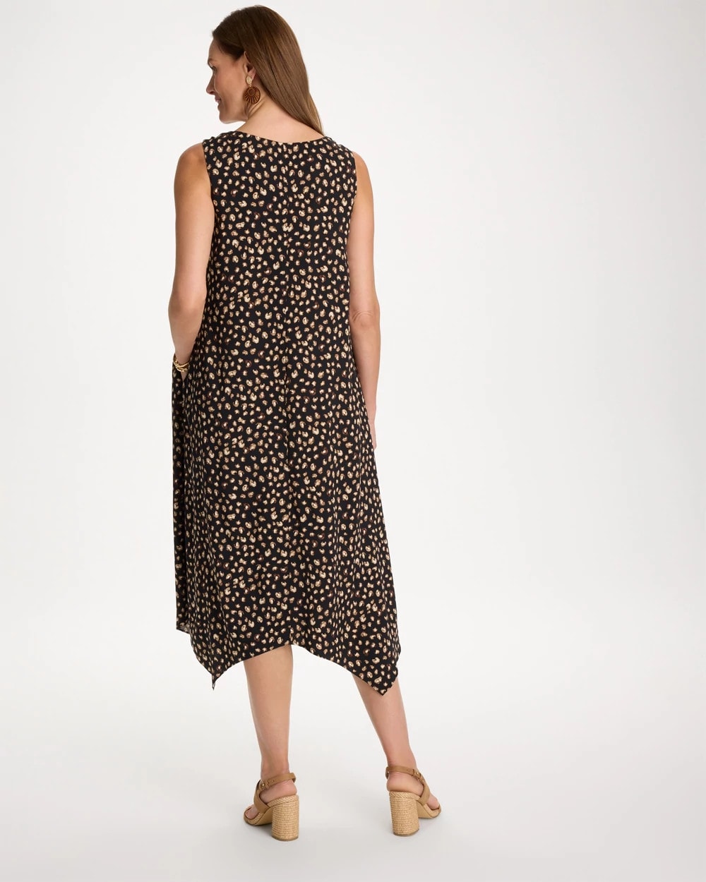 Chico's For Sale - Rayon-Silk Asymmetrical Hem Dress